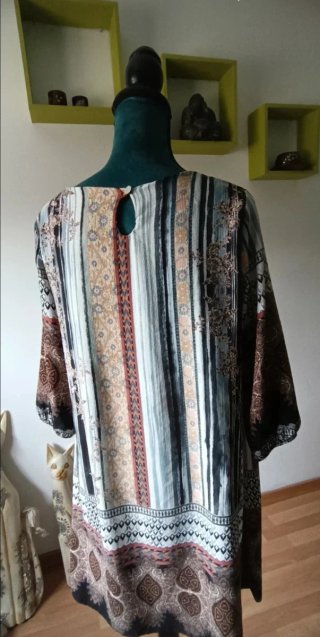 Vestido con forro manga larga L/XL forro