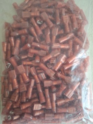 Terminal Faston Rojo Blindado 4,8x0,5