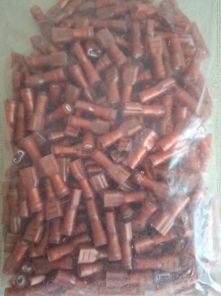 Terminal Faston Rojo Blindado 4,8x0,5