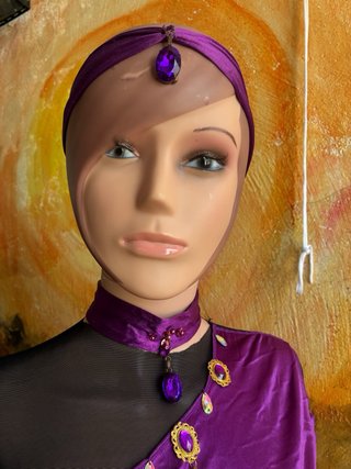 Conjunto Danza Oriental Morado y Negro