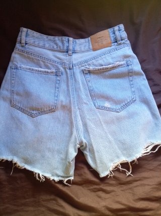 Shorts vaqueros mujer desgastados