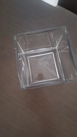 Jarrón de cristal 12x12cm