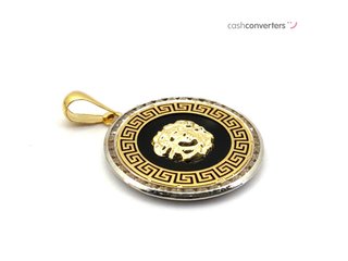 colgante oro 18k con piedra con circonita