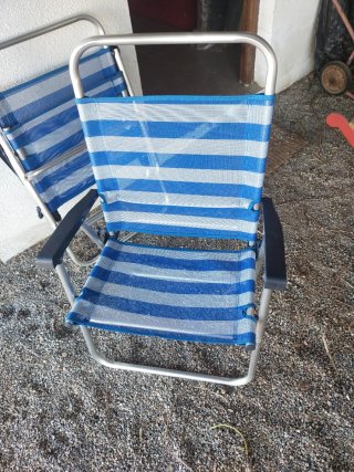 2 Sedie da Spiaggia Pieghevoli