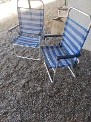 2 Sedie da Spiaggia Pieghevoli