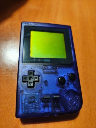 Game Boy Pocket Blu Trasparente