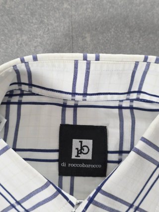 Camicia Roccobarocco Uomo Vintage A Quadri