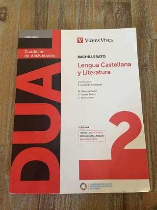 Libro lengua Segundo de Bachillerato