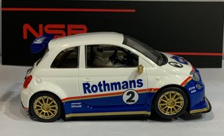 Scalextric NSR Fiat Abarth 500 Rothmans