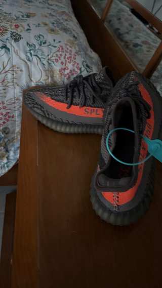 Adidas Yeezy 350 Gris Naranja Talla 41