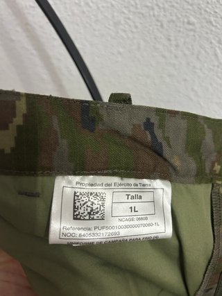 Uniforme campaña boscoso pixelado frío