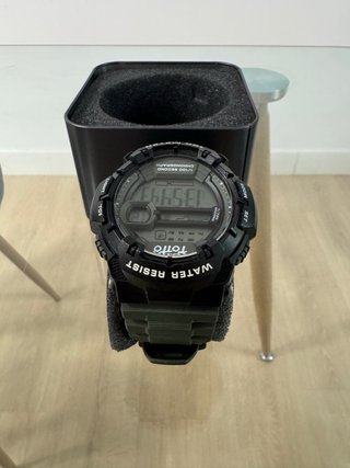 Reloj Totto Hombre Negro Verde Militar