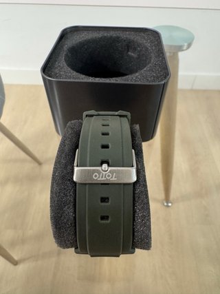 Reloj Totto Hombre Negro Verde Militar