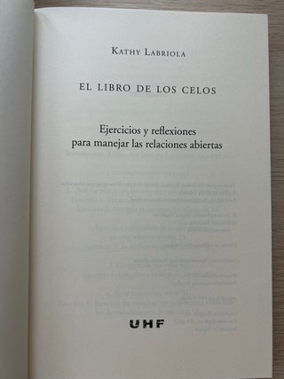 El libro de los celos