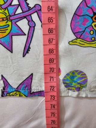 Camisa Rick y Morty H&M Talla M Viscosa