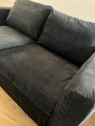 Divano a due posti VIMLE IKEA in tessuto blu