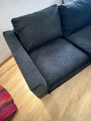 Divano a due posti VIMLE IKEA in tessuto blu