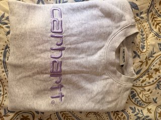 Sudadera Carhartt Gris y Morado