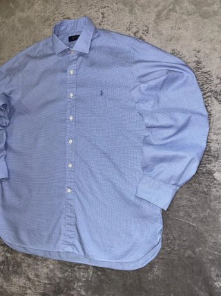 Camisa Polo Ralph Lauren Vintage Azul Talla L/XL
