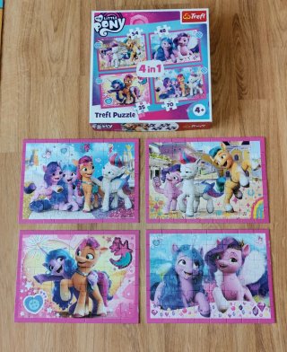 Puzzle 4 en 1 My Little Pony Trefl