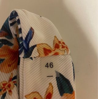 Slip Bikini Costine Stampa Tropicale Taglia 46 Ita