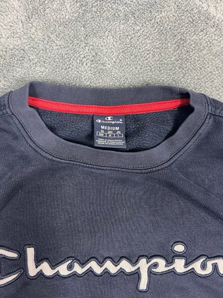 Sudadera Champion Vintage Azul Marino Talla M
