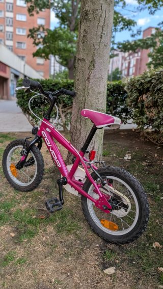 Bicicleta infantil Conor Ray 14" (Rosa) + Ruedines
