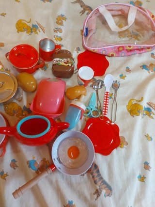 Neceser Cocina Muñecos Juguete