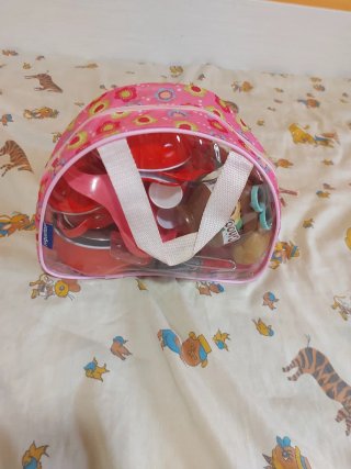 Neceser Cocina Muñecos Juguete