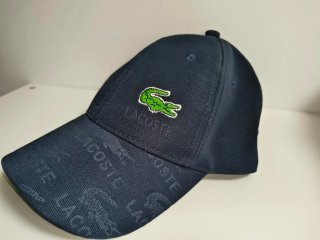 Gorra Lacoste Azul con Logo Verde