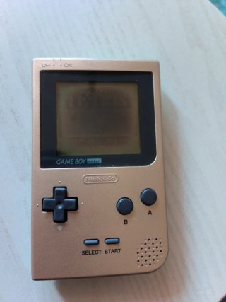Game Boy Pocket Dorado - Para piezas