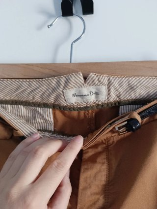 Pantalones Massimo Dutti Marrones talla 42