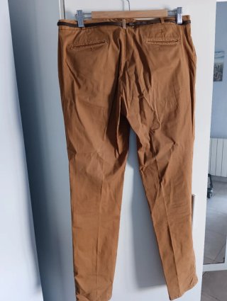 Pantalones Massimo Dutti Marrones talla 42