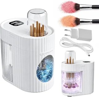 Limpiador y Secador Brochas Maquillaje 3 en 1