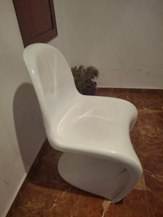 Silla Panton Blanca Diseño Moderno