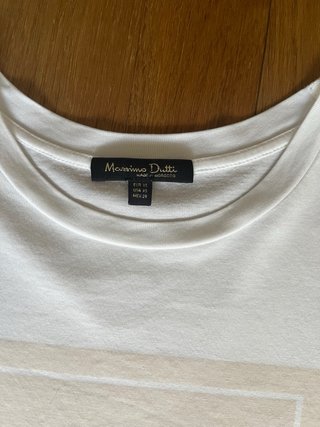 Camiseta fluida Massimo Dutti  T 34/XS