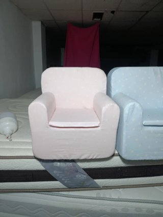 2 Sillones Infantiles (Rosa y Azul)