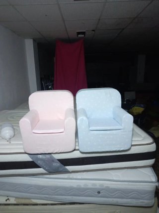 2 Sillones Infantiles (Rosa y Azul)