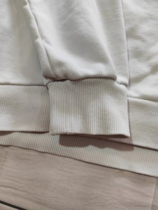 Sudadera Kappa Blanca Crewneck Deportiva