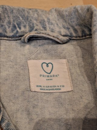 Chaqueta vaquera Primark azul claro