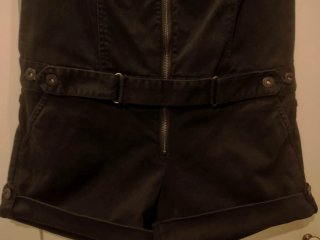 Mono corto vaquero negro Topshop