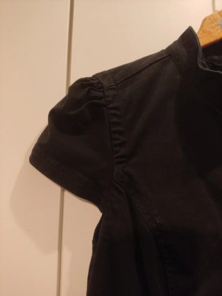 Mono corto vaquero negro Topshop