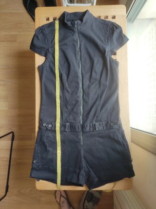 Mono corto vaquero negro Topshop