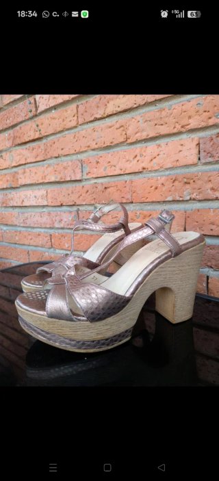 Sandalias Gadea Tacon Plataforma Talla 37