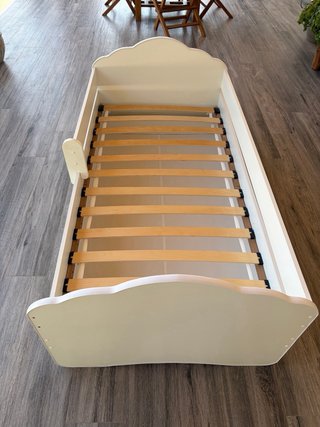 Cama infantil 160x80 con cajón y barrera.