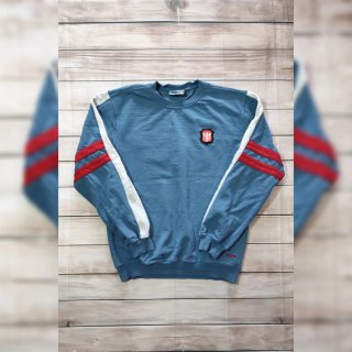 Sudadera ROX Vintage Azul Roja Hombre Talla S/M