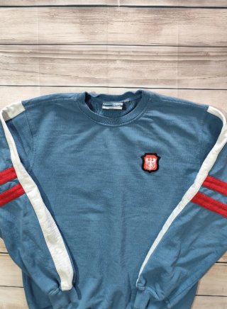 Sudadera ROX Vintage Azul Roja Hombre Talla S/M