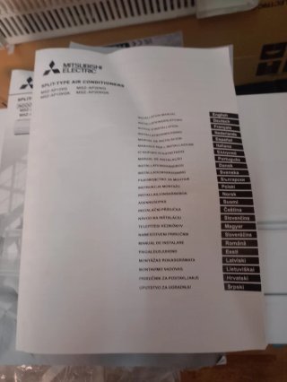 Mitsubishi Electric MSZ-AP20VG Nuevo