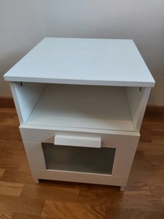 2 Comodini Ikea Brimnes Bianchi