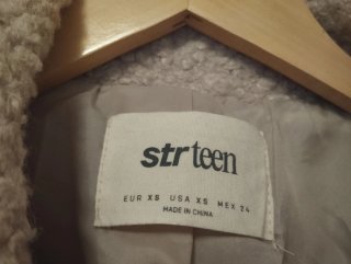 Abrigo beige Stradivarius